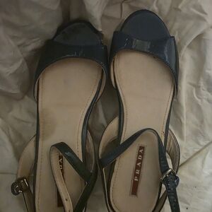 Prada Women's Elegant Black Sandals